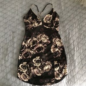 Flower Bodycon Dress